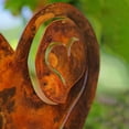 thumbnail image 2 of 1PCS Heart in the Garden Rusted Made of 14Ga Metal Stake, 2 of 6