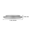 thumbnail image 5 of Dayesque 10 Inch Stainless Steel Baking Cake Mold Pancake Shaping Round Pizza Mold Muffin Bakeware, 5 of 9