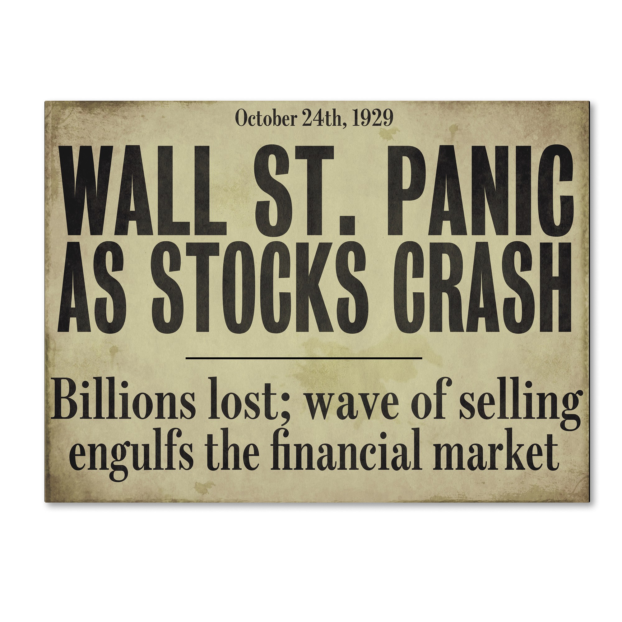 Trademark Fine Art "Wallstreet" Canvas Art by Color Bakery
