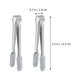 thumbnail image 2 of 2 pinzas para cubitos de hielo, resistentes, de acero inoxidable, para recoger galletas., 2 of 5