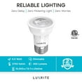 thumbnail image 2 of Luxrite PAR16 LED Dimmable Spot Light Bulb, 5.5W (50W Equivalent) 2700K Warm White, 450 Lumens, E26, 4 Pack, 2 of 6