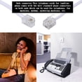 thumbnail image 4 of Sakiika 25 Ft RJ11 Telephone Extension Cord, 6P4C Standard Male to Male Plugs, Compatible with 2/4 Wire Landline Phone System for Home Office, 4 of 6