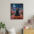 thumbnail image 4 of Paint By Numbers Kit for Adults Beginner - Colorful Cat Mask Festive Night DIY Canvas Painting Kits for Adults, Frameless Paint By Number for Adults for Home Wall Decor 16x20 Inch, 4 of 7