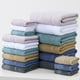 thumbnail image 2 of Zhuge Toallas de baño HomeAll de algodón supersuaves y muy absorbentes para ducha, piscina, spa y gimnasio. Uso diario: 35 x 35 cm (azul)., 2 of 5