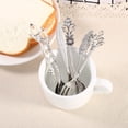 thumbnail image 2 of Juego de Cuchara Tenedor Spptty 6 Unidad Vintage Cuchara de Metal para Helado Café y Fruta cocina, 2 of 2