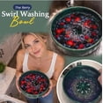 thumbnail image 3 of Pod Pottery Berry Bowl, Berry Washing Bowl with Drain Holes & Center Cone for Fruits and Vegetables, 3 of 7