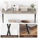 thumbnail image 2 of Qinaqin Largo Narrow 2 Niveles Farmhouse Console Mesa para Living Sala Industrial Entryway con Estante de Almacenamiento en Gris cm Alturaallway Oficina o Foyer, 2 of 7