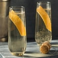thumbnail image 6 of Balsa Circle 6 Clear 9 oz Plastic Champagne Stemless Disposable Glasses, 6 of 8