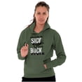 thumbnail image 3 of Hunter Called in Sick Buck Fever Unisex Plus Size Hoodie Brisco Brands 2X, 3 of 6