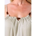 thumbnail image 5 of DARING DIVA Women's Satin Sleeveless Pajama Dress Spaghetti Strap Nightgown S Apricot, 5 of 7