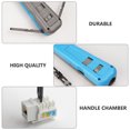 thumbnail image 2 of LABSERRON Cable Crimping Tool Network Wire Impact Punch-Down Tool Wiring Installation 18X3.7cm 1Set, 2 of 8