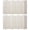 White, variant on Room Dividers with 8 Panels 6 FT Tall Weave Fiber Privacy Screen Freestanding Double Hinged Folding Screen Extra Wide Room Dividers for Patio Privacy, Brown