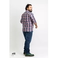 thumbnail image 4 of Camisa Caballero Ele Tallas Extra Xl A 6xl Cuadro Rojo E.251, 4 of 8