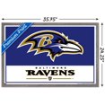 thumbnail image 2 of NFL Baltimore Ravens - Logo 21 Wall Poster, 22.375" x 34" Framed, 2 of 4