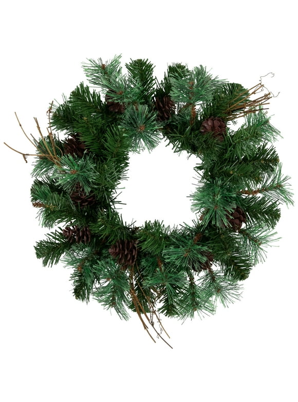 Northlight 24" Unlit Country Mixed Pine Artificial Christmas Wreath