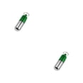 thumbnail image 4 of Maoww Portable Waterproof Aluminum Pill Box Case Bottle Cache Drug Holder Container Box Pill Box silver+green 2Set, 4 of 6