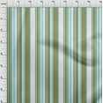 thumbnail image 4 of oneOone Velvet Olive Green Fabric Stripes Dress Material Fabric Print Fabric By The Yard 58 Inch Wide-LY, 4 of 7