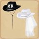 thumbnail image 4 of Stylish Denims Hat Letter Rhinestones Decoration Hat Fashionable Outfits Hat Suitable for Various Styles White, 4 of 4