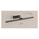 thumbnail image 5 of Lámpara de tocador negra moderna para dormitorio, accesorios de metal duraderos con efecto de luz suave y uniforme, ajuste de ángulo de 180°, resistente al agua IP44, acabado negro mate, 5 of 5