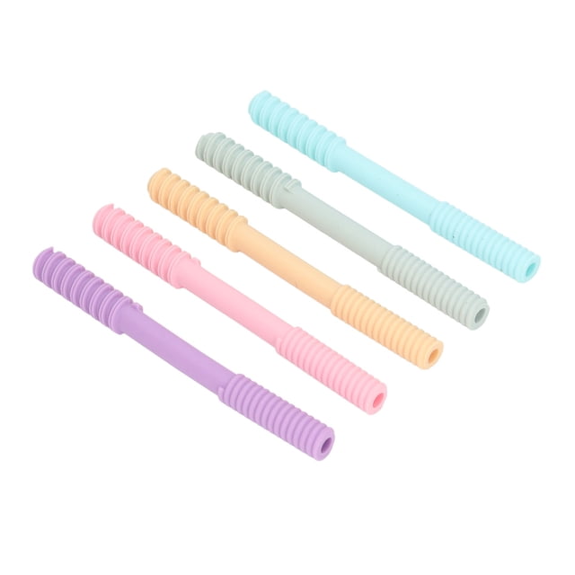 Mordedor para bebé NikouMX 5 uds Palillos de silicona para la dentición