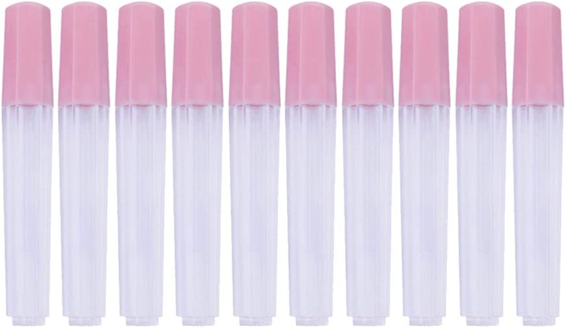 10pcs Clear Plastic Needles Storage Tubes Sewing Needle Container