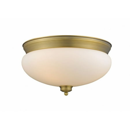 

3 Light Flush Mount in Vintage Style-8.5 inches Tall and 15 inches Wide Bailey Street Home 372-Bel-2959189