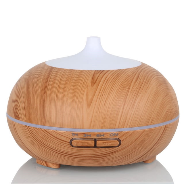 Difusor de aceites esenciales de 400 ml, humidificador de aire ultrasónico para aromaterapia