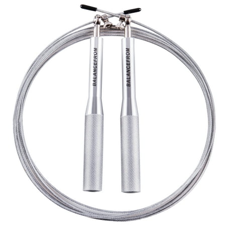 BalanceFrom Jump Rope - Premium Quality - Best for Boxing MMA Fitness Training - Speed - (The Best Jump Rope)