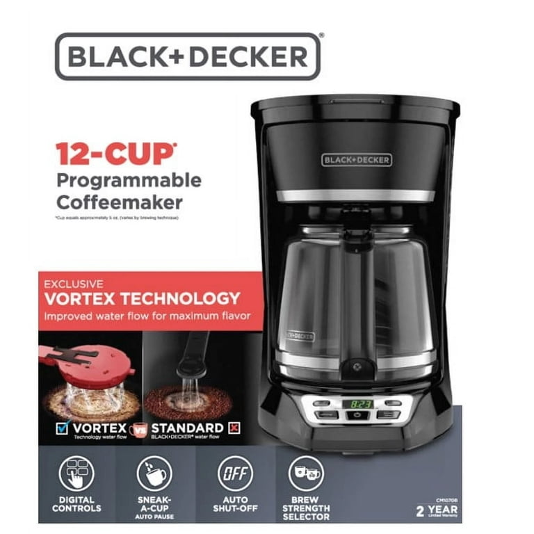 Free Shipping! BLACK+DECKER 12-Cup Programmable Coffeemaker Black
