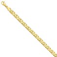 thumbnail image 3 of 14K Yellow Gold Fancy Link Bracelet, 3 of 5