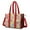 Pioneer Flower Floral-3, variant on Teacher Tote Bag,Pioneer Flower Floral Print Pattern Teacher Utility Tote Bag,Large Work Tote Bags for Women with Multiple Pockets,Top Zipper Closure,13.8x10.6x6.7 Inch