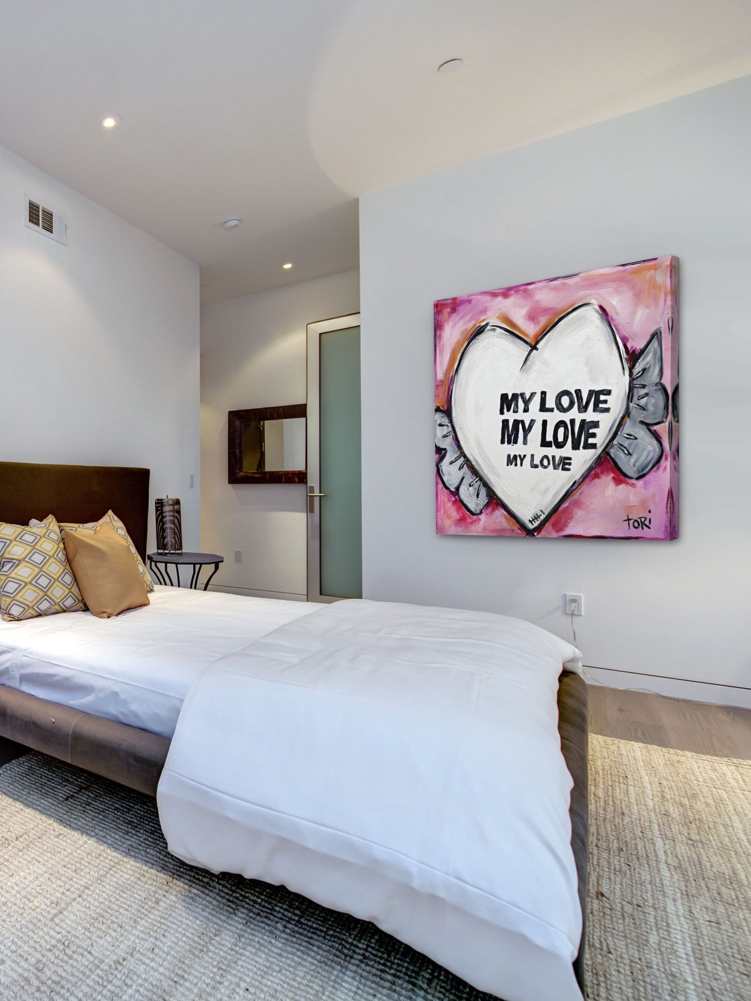 Marmont Hill "My Love" by Tori Campisi Painting Print on Canvas