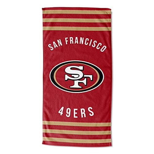 Northwest Company 1NFL/72004/0013/RET : 30X60 Rayures de Serviette de Plage - 49Ers