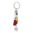 thumbnail image 2 of Sonducket LLavero de cuentas de piedra de colores, colgante de Fitness a la moda, colgante de loto, cadenas de borlas, joyería para mujer, accesorios para Accesorios de disfraces Sonducket AP012048-00, 2 of 6