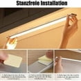 thumbnail image 5 of Lámpara de armario de 30 cm con sensor de movimiento para interiores, tira LED inalámbrica para cocina, luz de armario de 6000 K con 3 modos de iluminación, recargable por USB, paquete de 2, 5 of 5