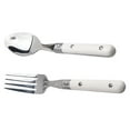 thumbnail image 3 of 2pcs Kids Fork con cuchara de acero inoxidable para niños vajillas para niños cubiertos para uso diario, 3 of 5
