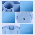 thumbnail image 5 of EARKITY Pencil Holder, Desk Pencil Organizer, 360-degree Rotating Pencil Pen Holder, 6 Slots Desktop Storage Pen Organizers, Cute Pencil Cup Pot for Office School Home & Art Stationery Supplies, 5 of 5