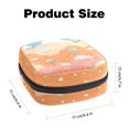 thumbnail image 2 of Sanitary Napkin Storage Bag for Girls Women, Portable First Period Pads Bag Tampons Holder Girls Travel Makeup Bag, Large Capacity Colorful Sky Stars and Planets Pattern, 2 of 6