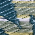 thumbnail image 4 of Vargas Dragonfly Green Reversible Polyweave Outdoor/Beach Mat, 4 of 6