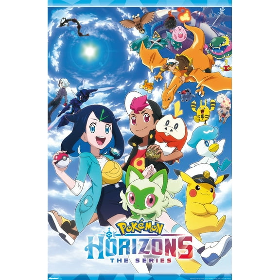 Pokémon Horizons - Key Art Wall Poster, 22.375" x 34"