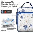 thumbnail image 4 of Daisy Flower Insulated Lunch Box for Women Men Teens, Reusable Lunch Tote for Daily Use in Office or School, 4 of 6