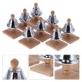 thumbnail image 4 of Colorful Metal Bells, Hand Bells Set Percussion Musical Teaching Aids Musical Instrument  For Kindergarten And Elementary Schools, 4 of 8