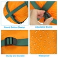 thumbnail image 3 of Unique Bargains Compression Stuff Sack, 2 Pack 20L Waterproof Sleeping Bag for Backpacking, Orange, 3 of 7
