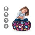 thumbnail image 2 of Underwater Storage Toy Bag Chair, Style Cartoon Aquarium Animals Swimming Fish Exotic Ocean Wildlife, Stuffed Animal Organizer Washable Bag, Large Size, Multicolor, by Ambesonne, 2 of 3
