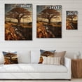 thumbnail image 4 of Designart "Baobab Tree Charm I" Floral & Botanical Print on Natural Pine Wood, 4 of 5