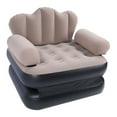 thumbnail image 2 of Blow Up Couch Mattress, Foldable Portable Coffee Wearable Inflatable Sofa Soft  for Backpacking for Travel, 2 of 7