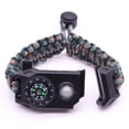 thumbnail image 1 of Fashion Men Outdoor LED Light Survival Umbrella Rope SOS Bracelet Emergency Rescue Bracelet Compass Sport Whistle Bracelets DMH, 1 of 6