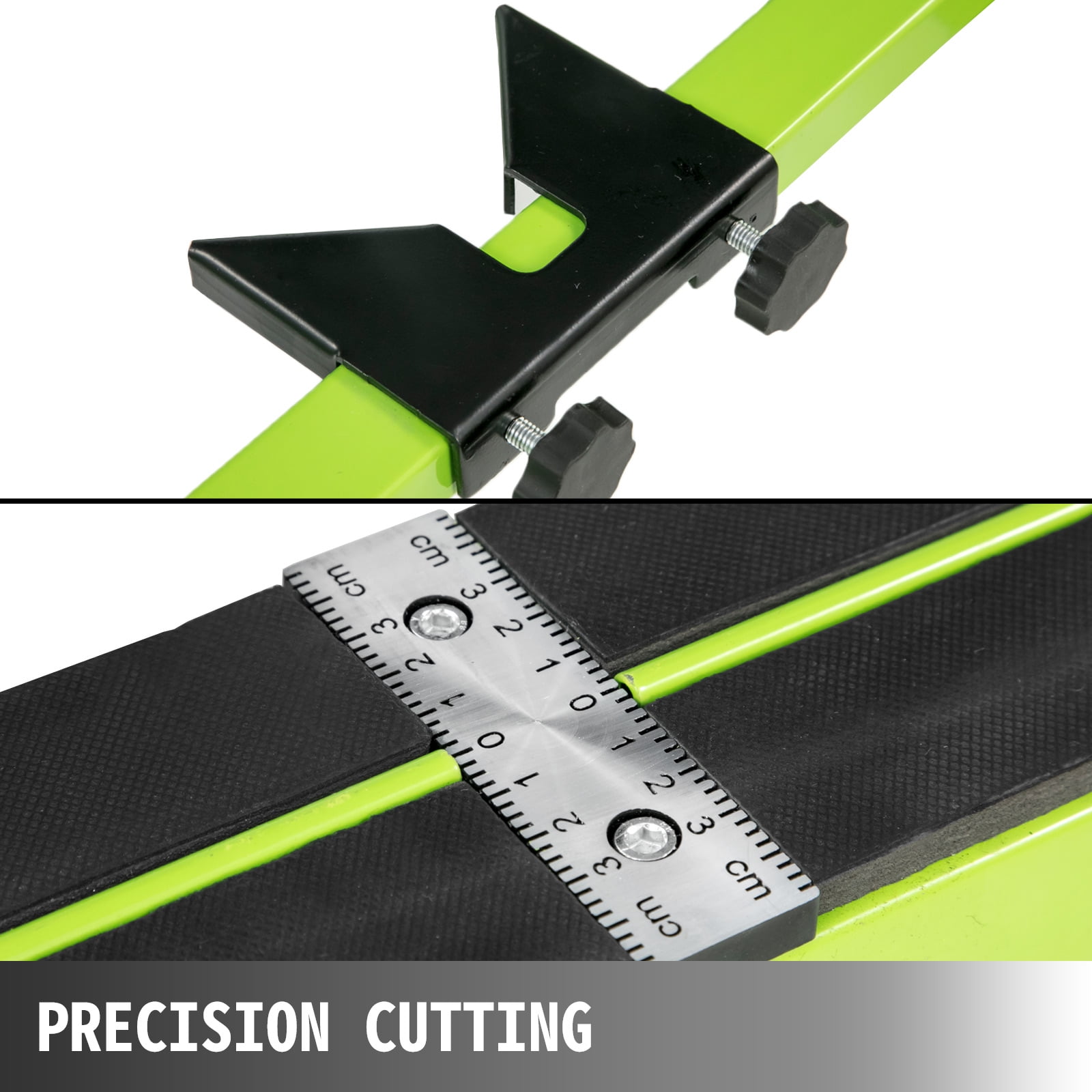 VEVOR Tile Cutter 31.5 inch Manual Tile Cutter 1.4 inch Tile Cutting Machine Ceramic Porcelain Tile Cutter w/Laser Guide All-Steel Frame and Bonus Spare Cutter Wheels Tile Cutter Hand Tool