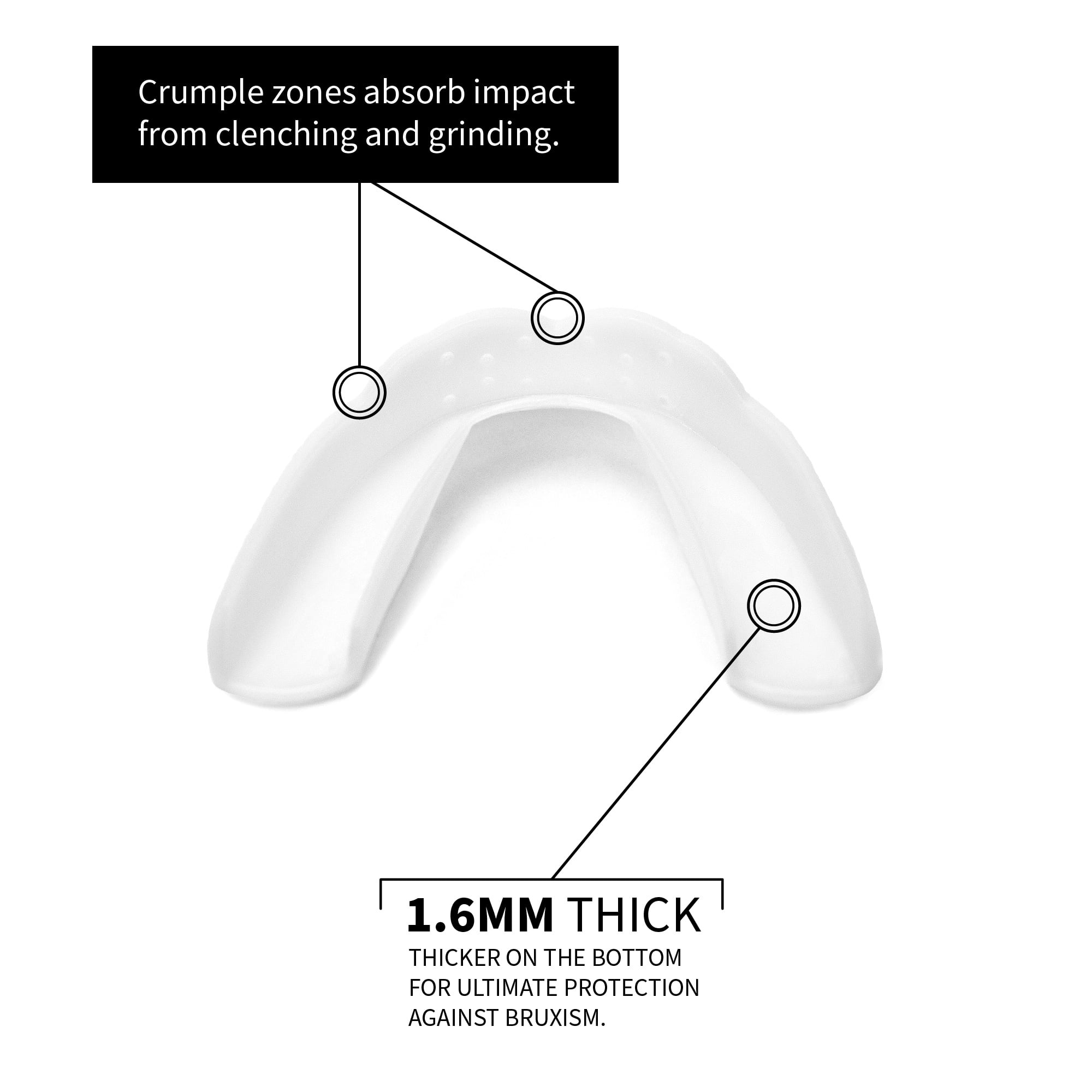 SOVA Night Guard - Protects Against Nighttime Teeth Grinding & Clenching