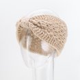 thumbnail image 4 of Unique Bargains 1 Pc Fashion Headband Yarn Bow Pattern Shrimp Pink, 4 of 5